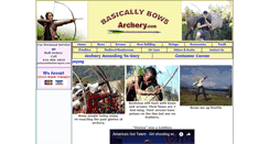 Desktop Screenshot of basicallybowsarchery.com